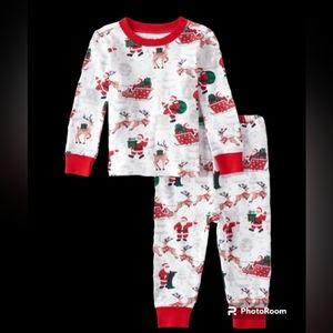 Nwt Unisex The Children's Place 2pc PJ Set Size 9/12 Months